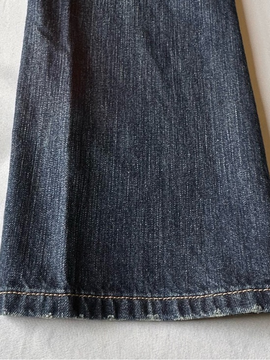 Old Navy Jeans Womens Bootcut 2009 Low Rise Dark Wash Blue Denim 30” Inseam Sz 2 - Picture 11 of 16